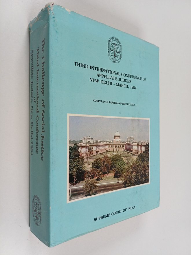 Third international conference of appellate judges New De...