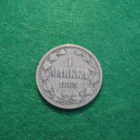 1 markka 1865 - hopeaa - pikkukuva 1
