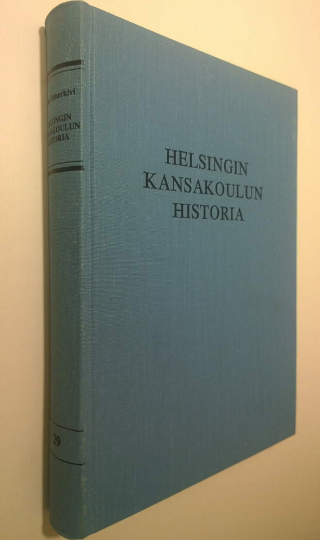 Urho Somerkivi : Helsingin kansakoulun historia
