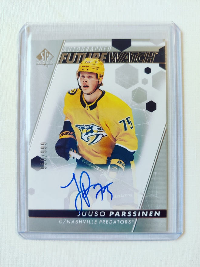 Juuso Pärssinen - 22-23 SP Autographed Future Watch /999