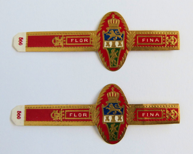 FLOR FINA - Sikarietiketit 2 kpl