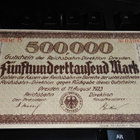 Germany Saksa Rautatie 500000 Marks 1923 VF+ - pikkukuva 1
