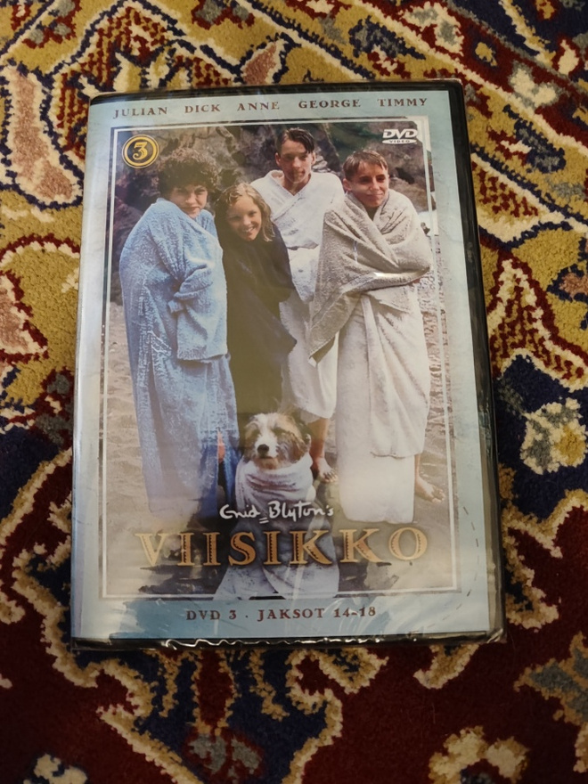 Viisikko DVD 3 jaksot 14-18 UUSI