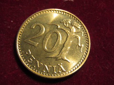 20 penniä 1977