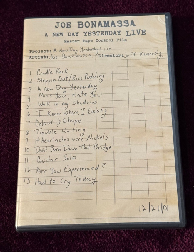 Joe Bonamassa – A New Day Yesterday Live (DVD)