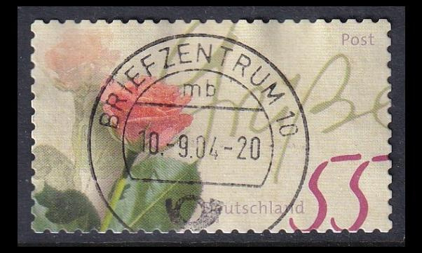 Saksa 2321 o Tervehdysmerkki ruusu (2003)
