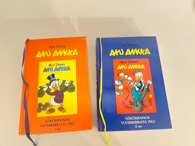 Aku Ankka näköispainos 1963 Osat 1 ja 2