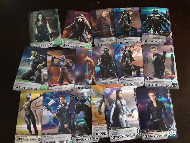 Marvel hero kortteja (28)