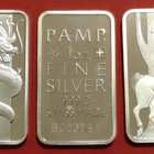3 x 1 oz PAMP 999 hopea laattaa: Lohikäärme. Hevonen...(KD6) - pikkukuva 1