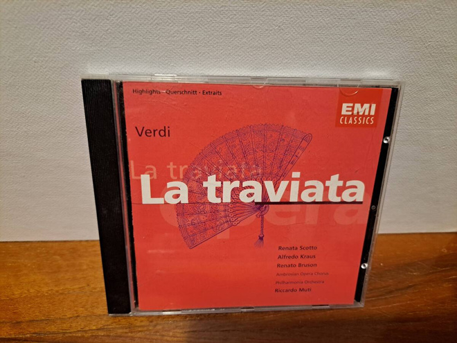 Verdi:La Traviata Highlights-Scotto,Kraus,Muti ym. CD