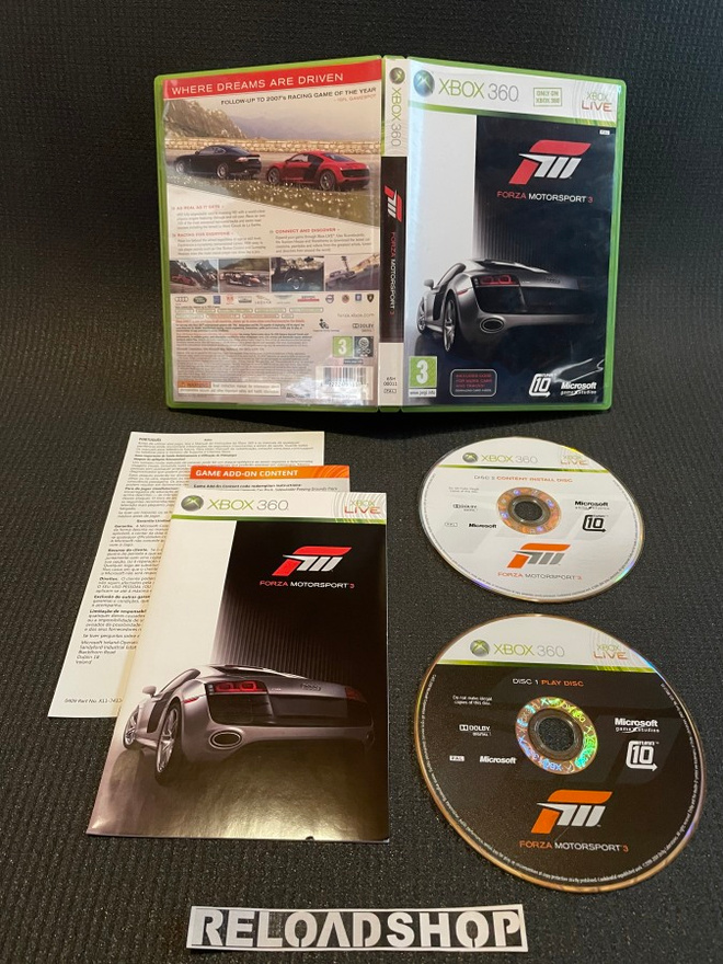 Forza Motorsport 3 XBOX 360 CiB