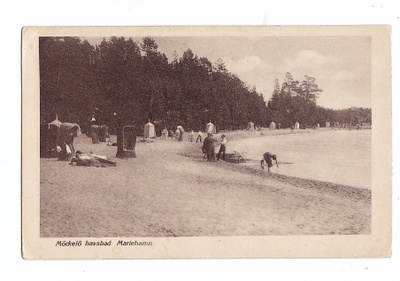 VANHA Postikortti Ahvenanmaa Maarianhamina Åland 1920-l