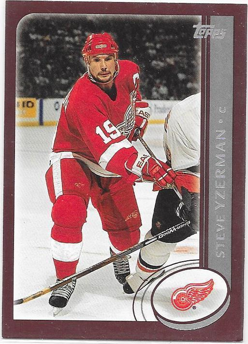 2002-03 Topps #4 Steve Yzerman Detroit Red Wings
