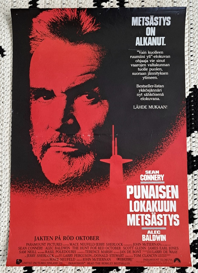 Punaisen lokakuun metsästys - Elokuvajuliste