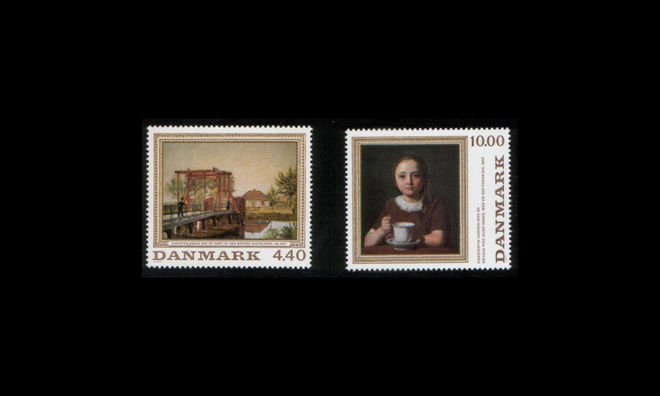 Tanska 961-2 ** Tanskalaista maalaustaidetta (1989)