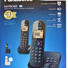 Puhelin Panasonic 2 kpl verkkopuhelin valkea kuin uusi - pikkukuva 1