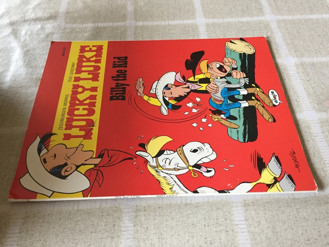 LUCKY LUKE BILLY THE KID SAKSANKIELINEN HYVÄ