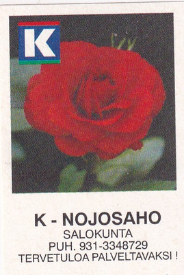 Salokunta. K- Nojosaho . Kesko, Ruusu , s80
