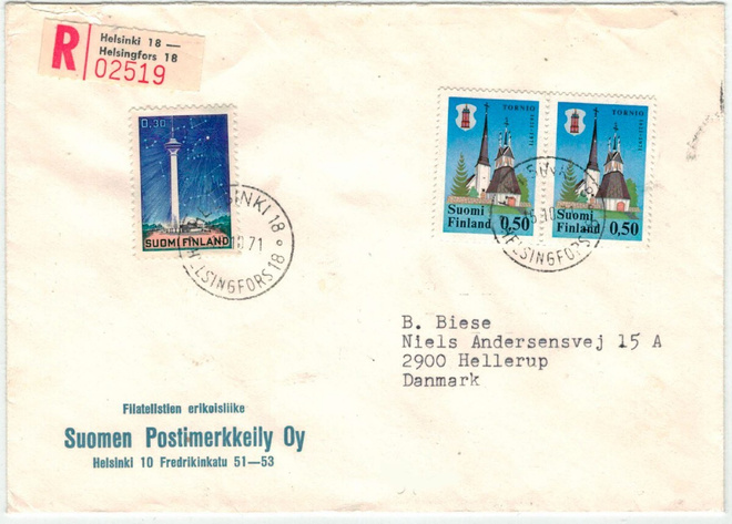 1971 kirjattu kirje