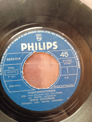 SINGLE- LEVY: IRWIN GOODMAN