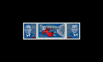 DDR 1138-40_ds ** Kosmonauttien vierailu (1965)