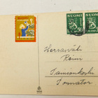 VANHA Postikortti Rudolf Koivu 1930-l Kulk 1944 - pikkukuva 2