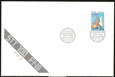1987 FDC 2,30mk STT 100v