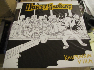 Nuoret sankarit kaupungin viha lp uusi punk