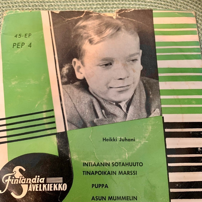 HEIKKI JUHANI: Intiaanin sotahuuto - EP .* FIN 1955