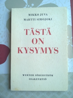 Tästä On Kysymys Kirja