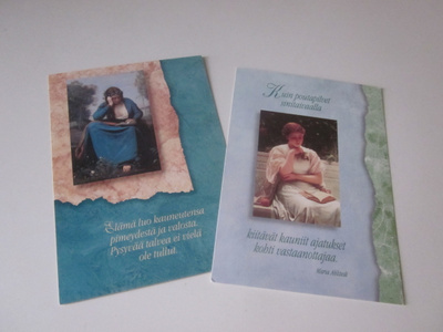 Romantics postikortti, 8 erilaista