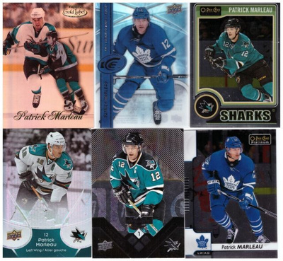 6 x PATRICK MARLEAU Sharks, Maple Leafs Hienoista Sarjoista