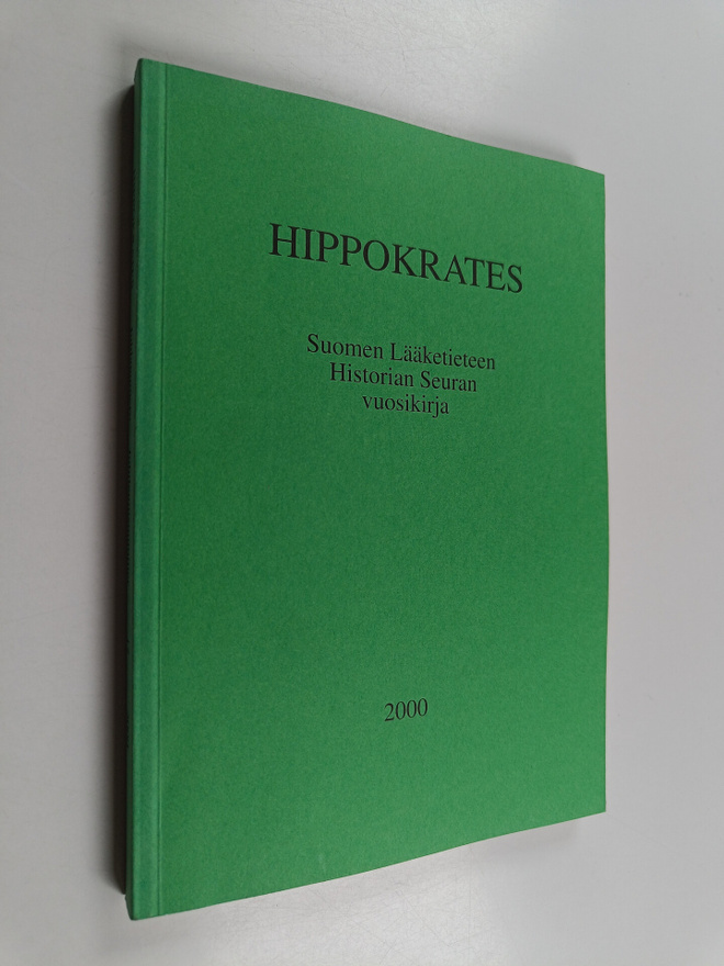 Hippokrates 2000 : Suomen Lääketieteen Historian Seuran v...