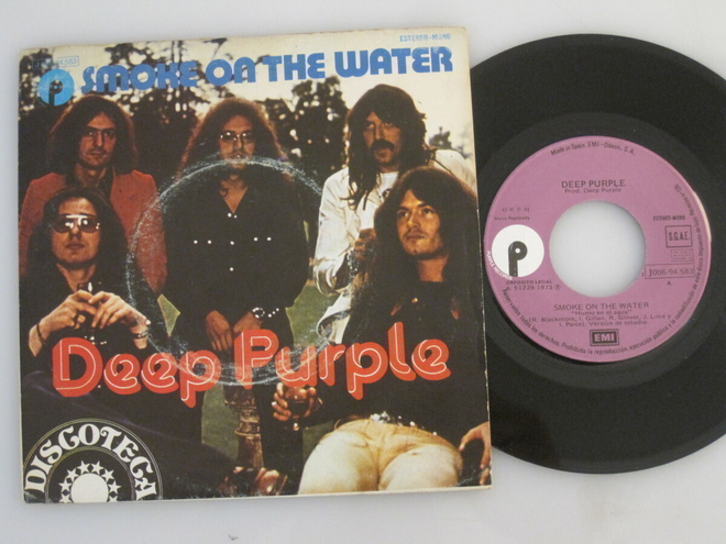 DEEP PURPLE Smoke On The Water 7" vinyylisingle