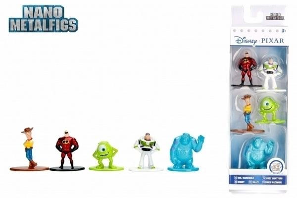 Nano Metalfigs DISNEY PIXAR 5-Pack B *UUSI*