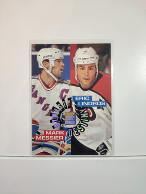 1994-95 Stadium Club -Dynasty and Destiny #2 Messier/Lindros