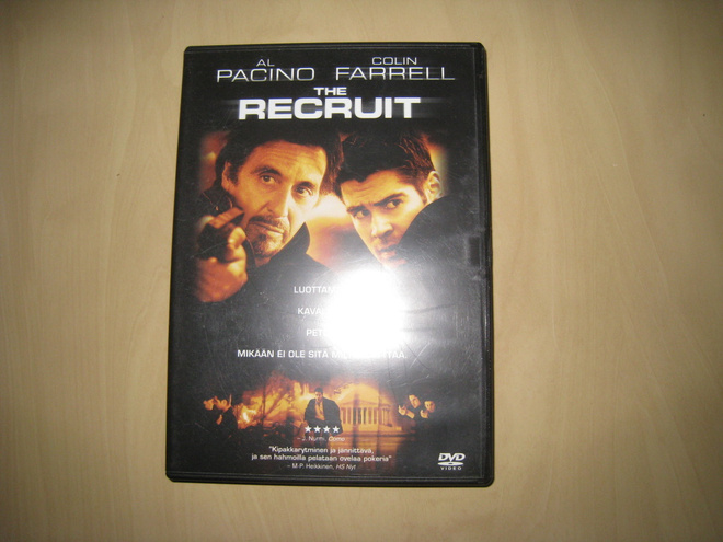 THE RECRUIT (al pacino/colin farrell) suomipainos dvd
