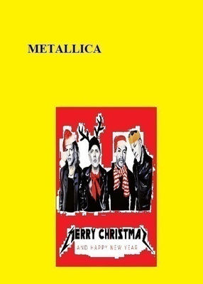METALLICA christmas postikortti --- 18cm x 13cm