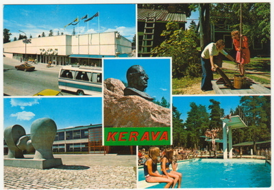 Kerava monikuvakortti 70-luku