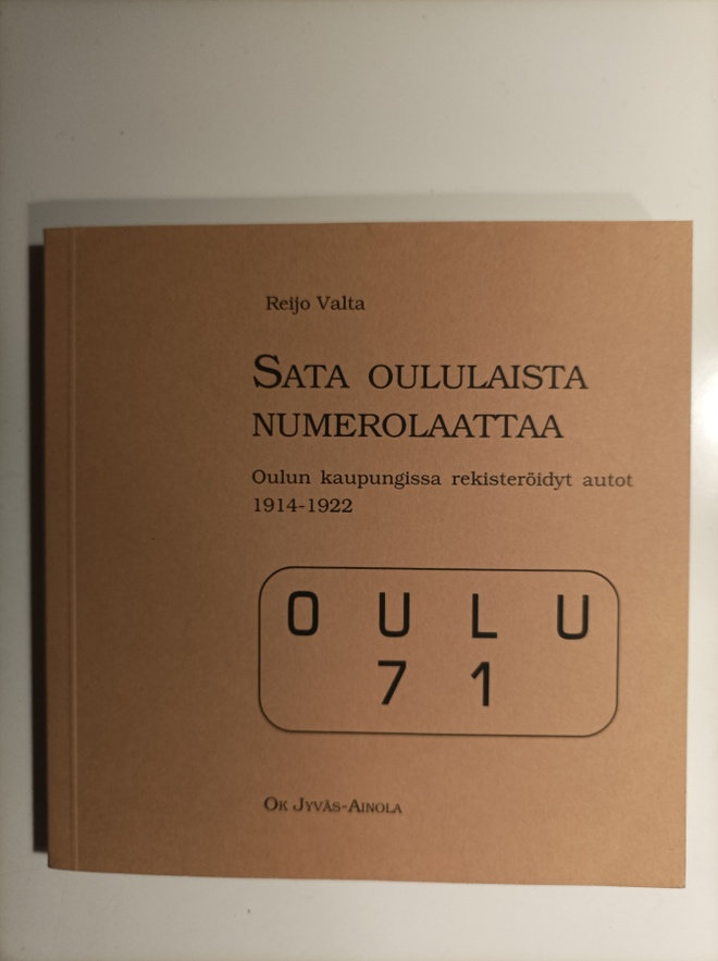 Sata oululaista numerolaattaa