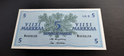 5mk 1963 Litt.B, KAR-Häm, R-sarjaa, KL 9-10