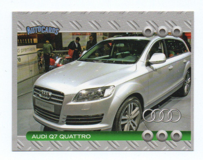 Keräilykuva Autot n:o 027 AUDI Q7 QUATTRO