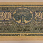 20 mk seteli 1945. Litt B. Sileä! - pikkukuva 1