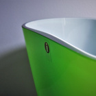 Iittala opaalivalkoinen-vihreä koko 3/3 Heikki Orvola - pikkukuva 3