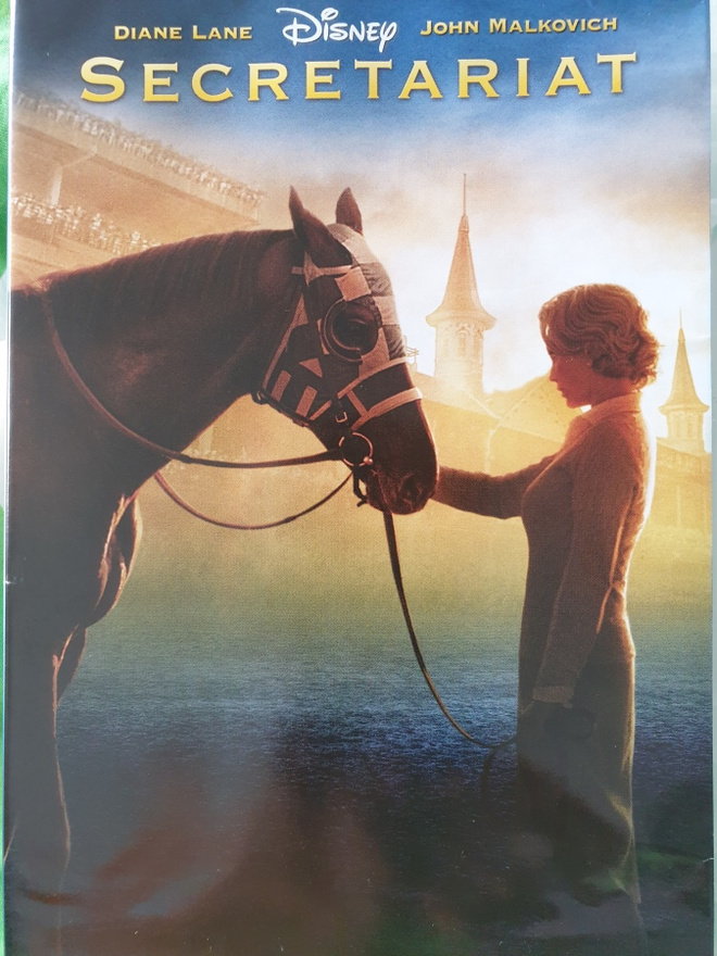 Secretariat DVD (Diane Lane ja John Malkovich)