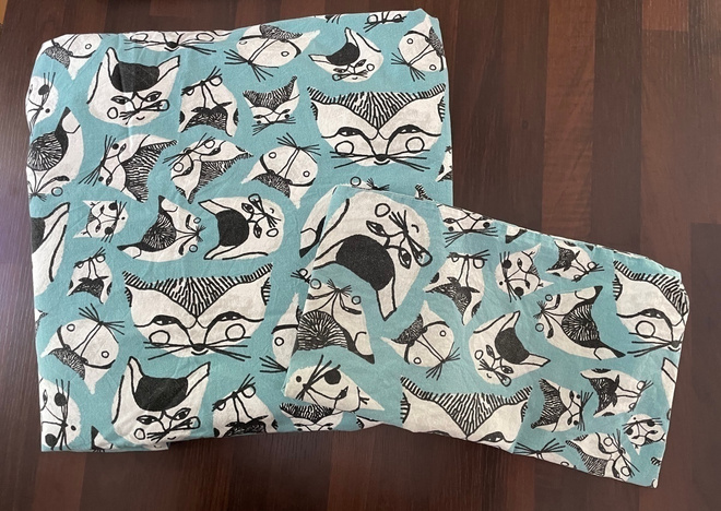 Finlayson lasten pussilakana 125 x155cm ja kaksi tyynyliinaa