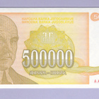 Jugoslavia 500 000 Dinara v.1994 UNC P-143 - pikkukuva 1