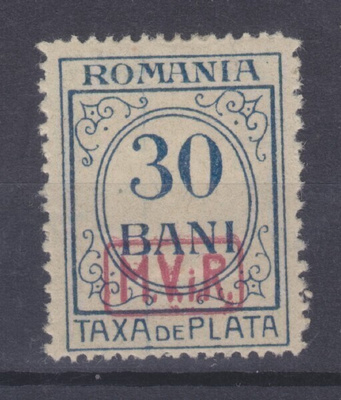 Saksa reich WW1 Romania lunastusmerkki 30 bani