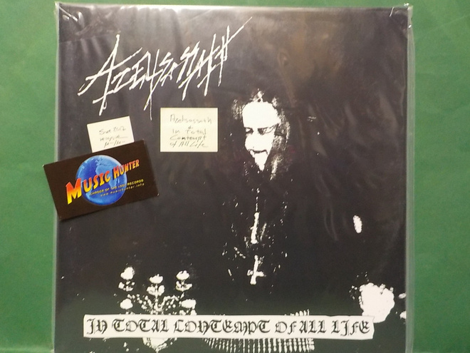 AZELISASSATH - IN TOTAL CONTEMPT OF ALL LIFE - M-/M- LP