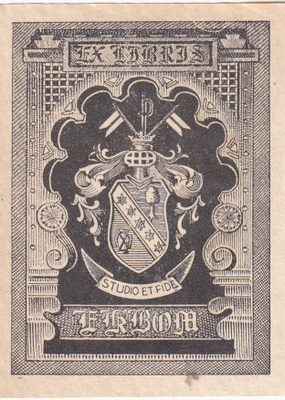 Ex Libris, Ekbom,  b686